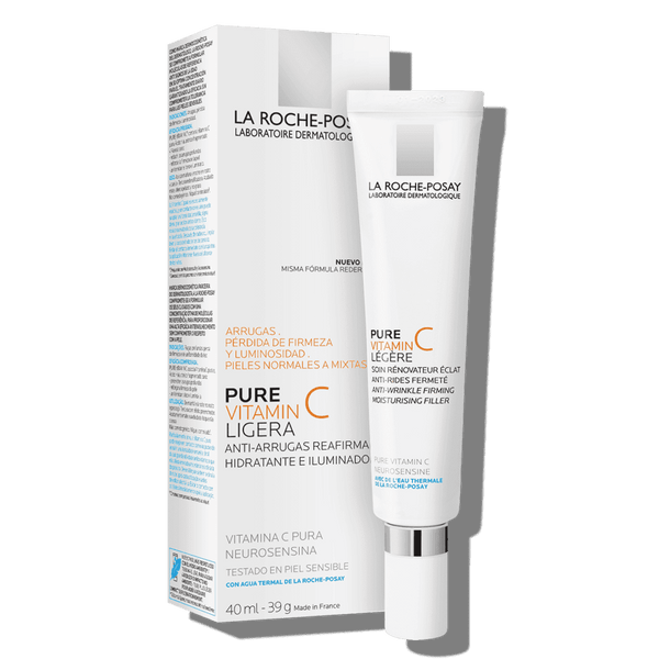La Roche-Posay Pure Vitamin C Light 40 ml |  Tratamiento facial antioxidante y antiarrugas