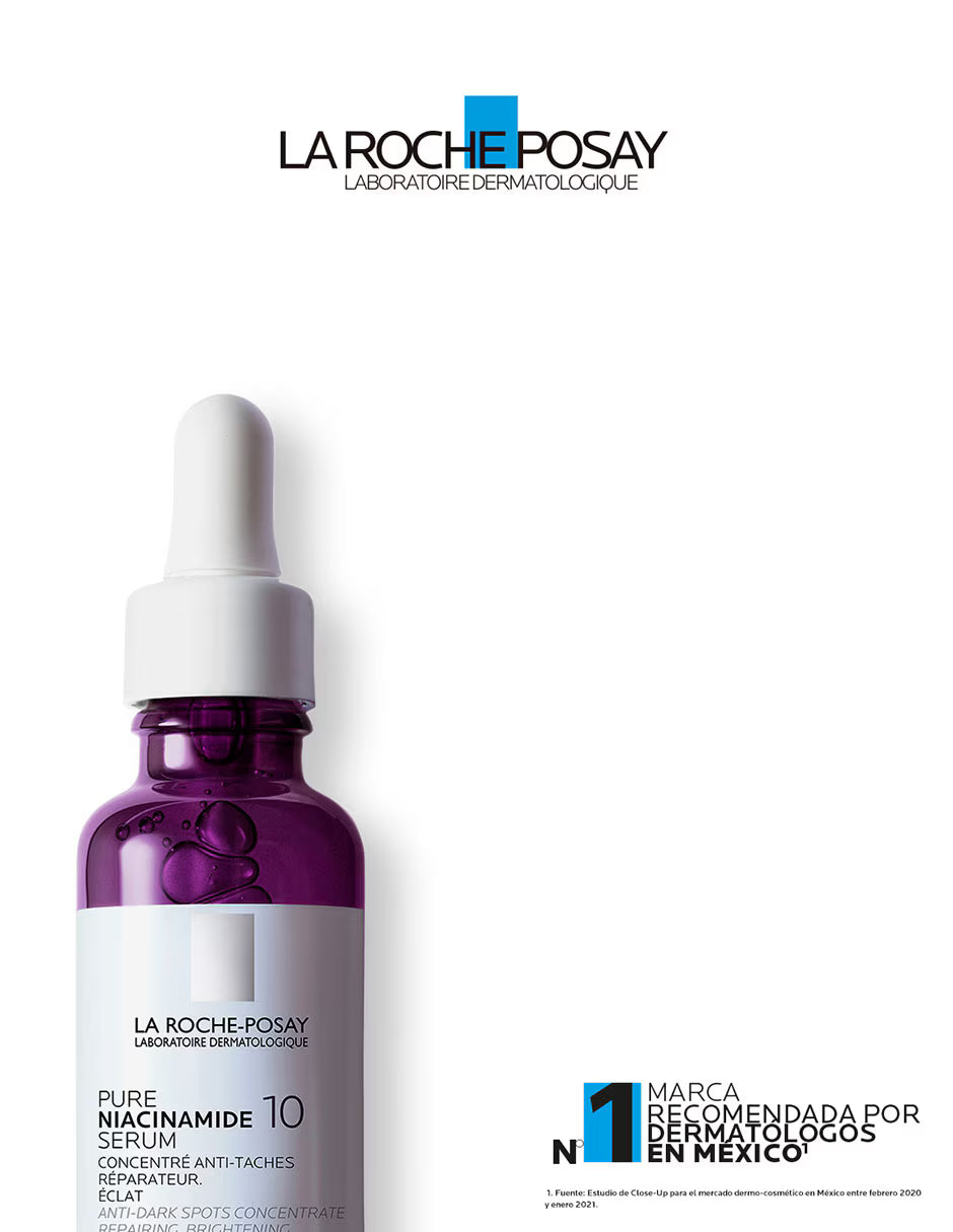 La Roche-Posay Pure Niacinamide 10 Serum 30 ml | Concentrado Antimanchas y Antioxidante