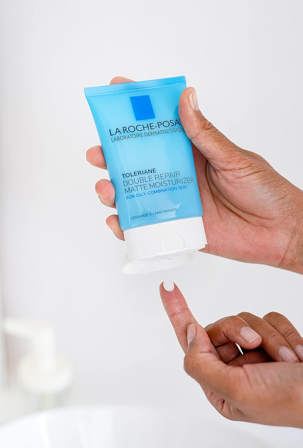 Toleriane Double Repair Matte Moisturizer 100 ml | Hidratante Facial para Piel Sensible y Grasa