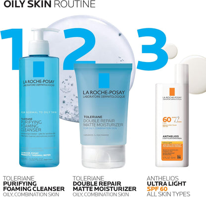 Toleriane Double Repair Matte Moisturizer 100 ml | Hidratante Facial para Piel Sensible y Grasa