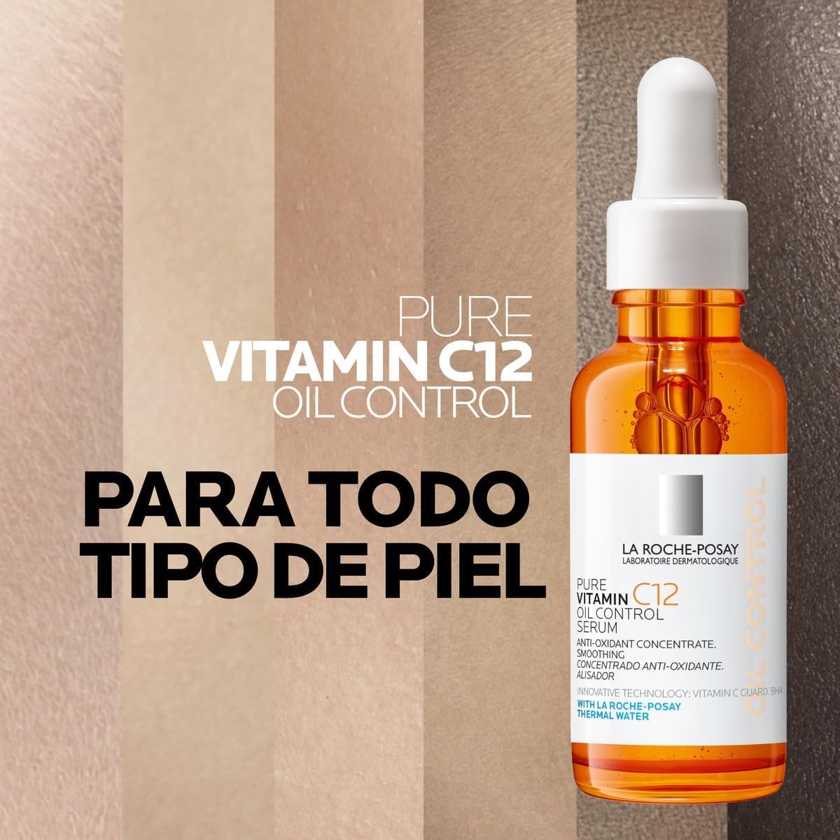 La Roche-Posay Pure Vitamin C12 Serum 30 ml | Sérum Antioxidante Renovador