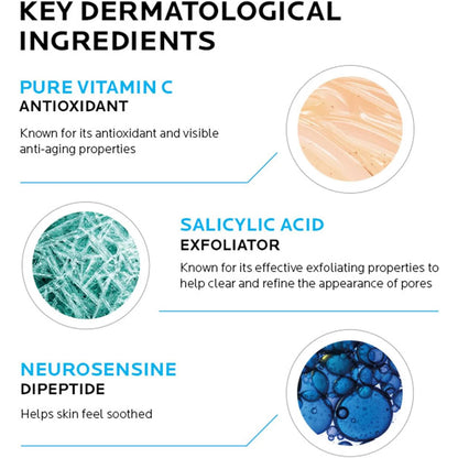 Sérum Antioxidante Pure Vitamin C10 La Roche-Posay | 30 ml | Antiedad y Luminosidad