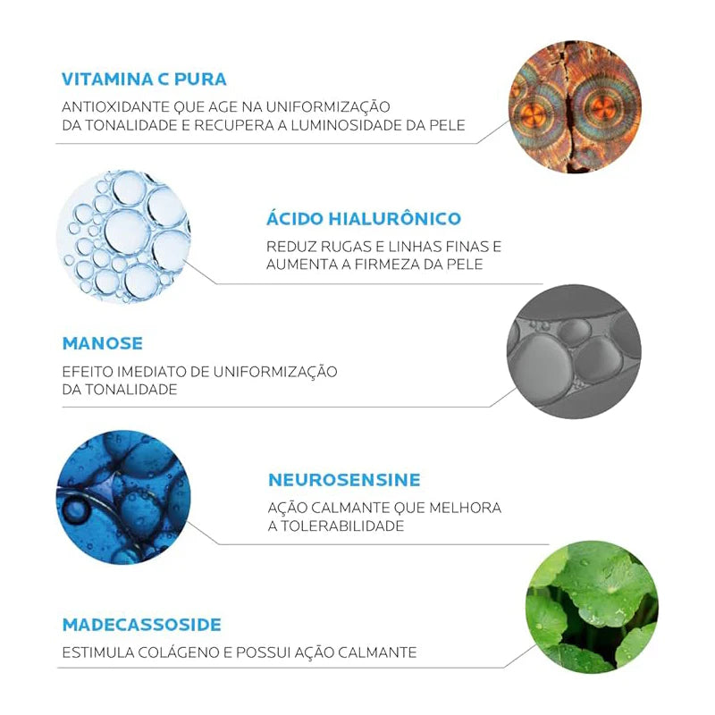 La Roche-Posay Pure Vitamin C Light 40 ml |  Tratamiento facial antioxidante y antiarrugas