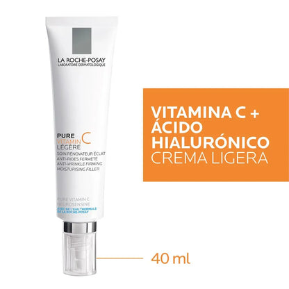 La Roche-Posay Pure Vitamin C Light 40 ml |  Tratamiento facial antioxidante y antiarrugas