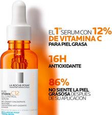 La Roche-Posay Pure Vitamin C12 Serum 30 ml | Sérum Antioxidante Renovador